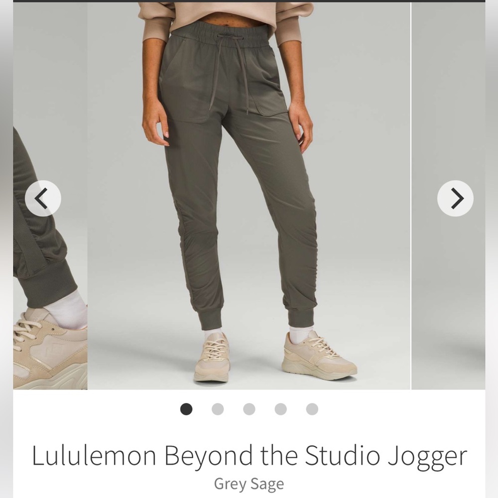 Grey Sage lululemon Beyond the studio jogger